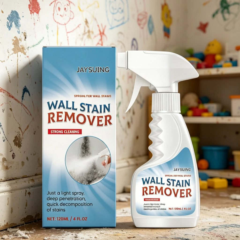 JAYSUING Wall Stain Remover Deep Decontamination Powerful Cleaning Long Lasting Anti Mildew Gentle Mildew Remover Spray 120ml