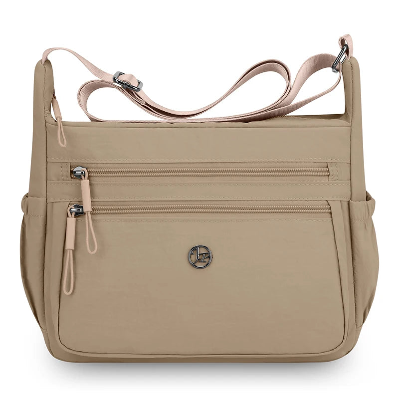 Crossbody Shoulder Bag for Ladies, Waterproof Multi Pocket Messenger Purse for Daily Commute Outdoor Casual Travel