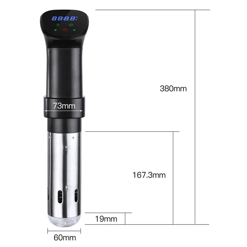 1800W Waterproof Vacuum Sous Vide Cooker Immersion Circulator Accurate Cooking With LED Digital Display Smart Slow Cooker Heater 66