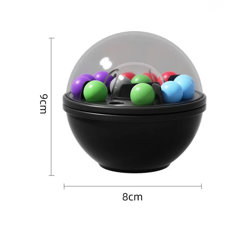 Rotating Puzzle Ball Brain Teaser Toy with Hanging Hook - Interactive Learning Game, Spatial Awareness, Logical Thinking
