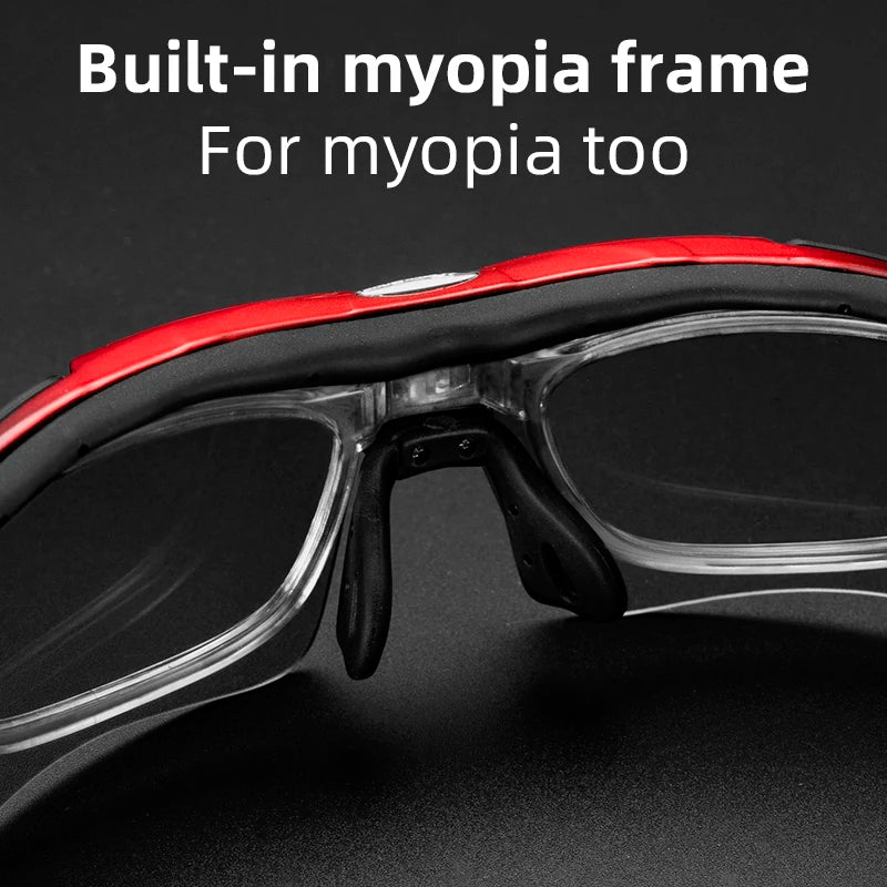 ROCKBROS Bicycle Glasses Photochromic Cycling Sports Sunglasses Eyewear Men Women UV400 Outdoor MTB Road Bike Goggles Glasses