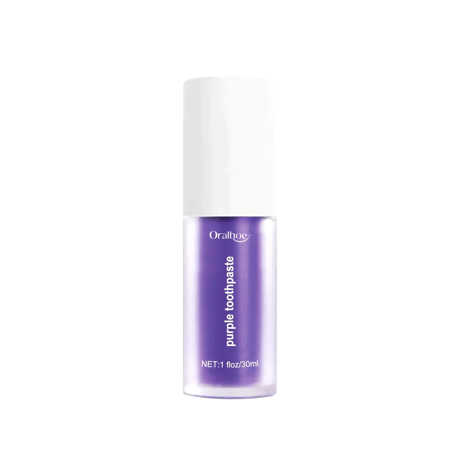 Whitening Toothpaste for Teeth Cleaning Plaque Stains Remover Odor Oral Bad Smell Refreshing Gums Hygiene Purple Toothpaste 30ml