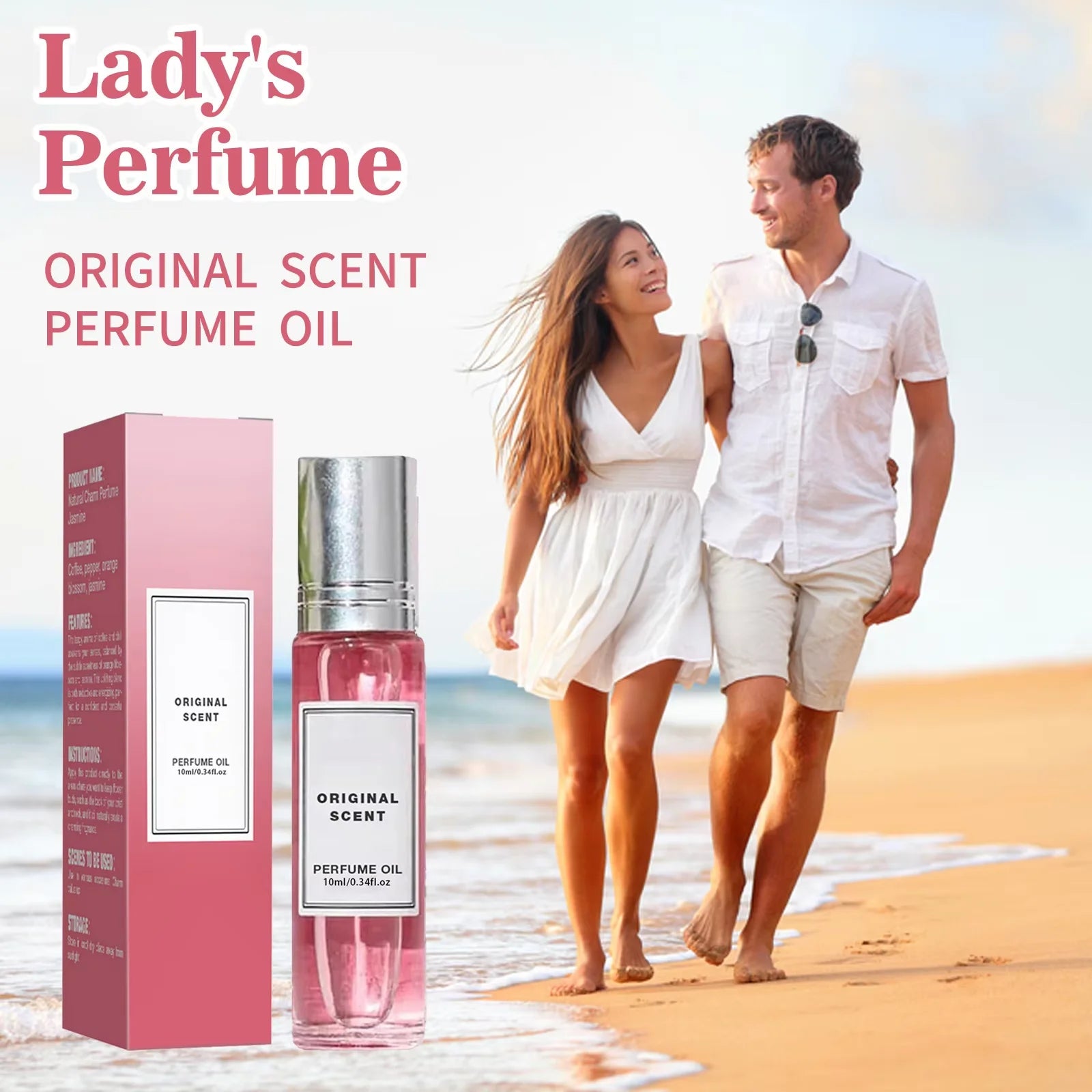Women's perfume, long-lasting scent, natural freshness, niche light fragrance, portable and easy to carry - suitable for daily u