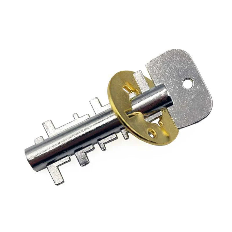 Classical Key Lock Puzzle Educational Intellectual Disentanglement Toys IQ Test Metal Brain Teasers For Kids Teens Adults
