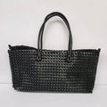 new niche commuting woven hand-held shoulder bag, fashionable and versatile, super large capacity tote bag
