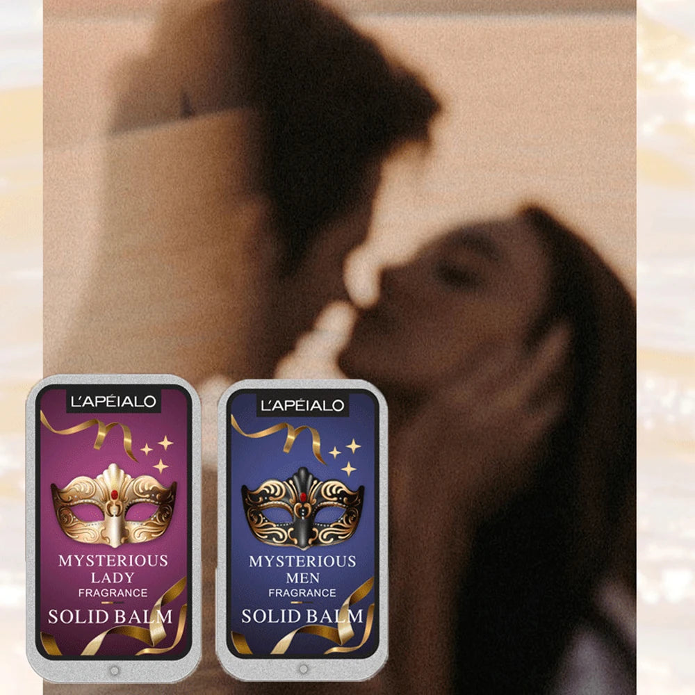2Pcs/Box Solid Perfume Balm Box Set Romantic Long Lasting Body Fragrance Men Women Portable Solid Perfume