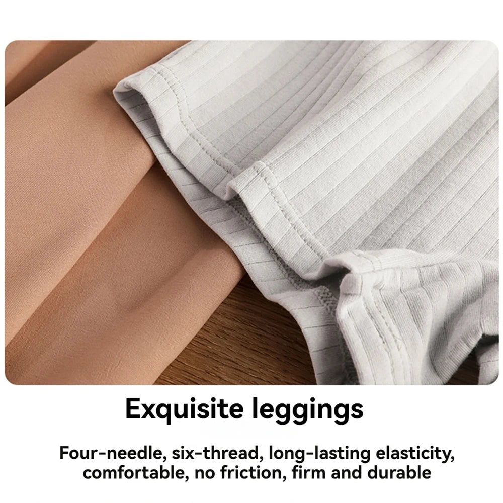 3PCS/Pack 100% Cotton Antibacterial Solid Striped Panties for Women Comfortable Breathable Women's Underwear Soft Safety Shorts