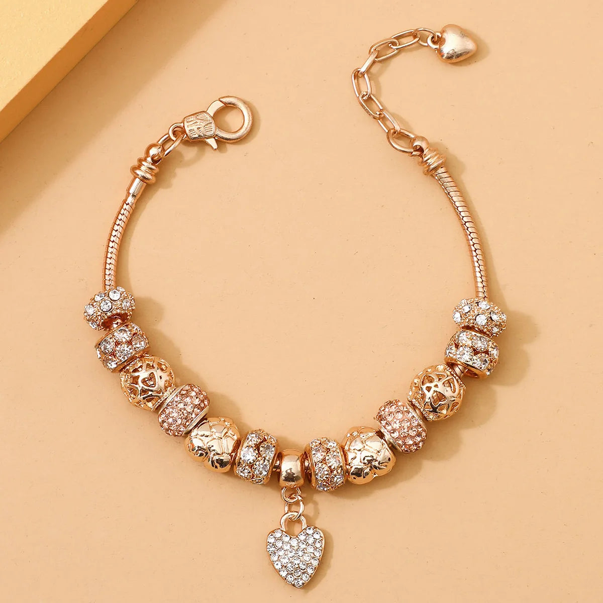 1 Women's Fashion Panjiadorado Element Love Bracelet, Suitable for Dating, Travel Banquets, Parties, Festivals, Fashion Gifts