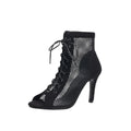 Summer New Pupms Women High Top Dance Shoes Ballroom Salsa Tango Sandals Girl Fashion Party Mesh Cutout High Heel Sandalias