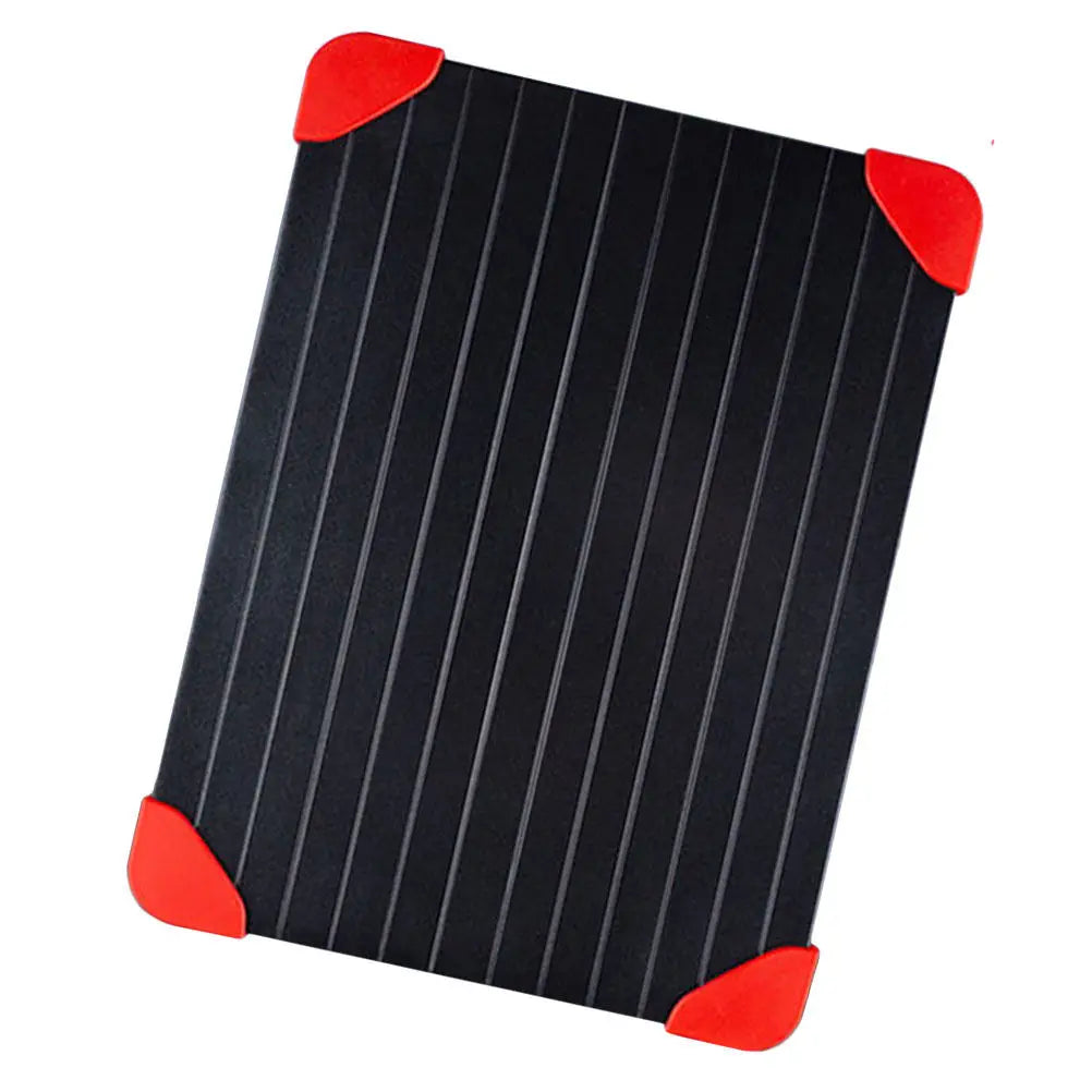 1Pcs Heavy Duty Square Defrosting Tray Thick Aluminum Defrost Plate for Quick Thawing Food Home Kitchen Supply Thawing