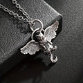 One exquisite and adorable pet cat wing animal pendant necklace, a fashionable jewelry gift and birthday present for womenjjj