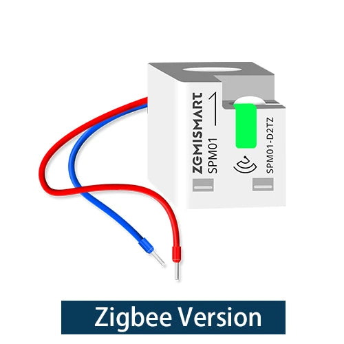 Zemismart Smart Energy Meter Zigbee Monitor Electric Sensor Measure Work with Tuya App Supports Homey and Smartthings