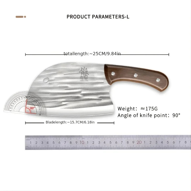 Seiko sharp light knife sharp vegetable knife meat slicing knife, home kitchen special forging mince dual-purpose knife