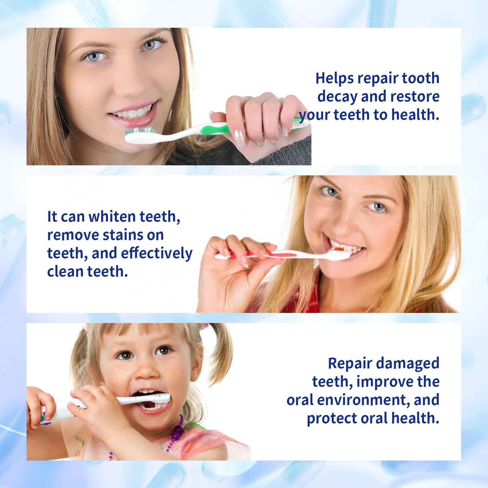 Anti Decay Toothpaste Dental Caries Repair Cream Prevent Tooth Decay Protect TeethDeep Clean Whitening & Fresh Breath Toothpast