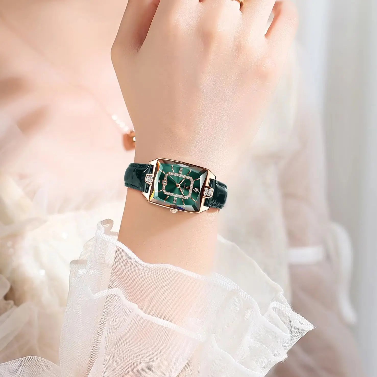 POEDAGAR Original Luxury Women Wristwatch Waterproof Leather Date Woman Watch Elegant High Quality Quartz Women's Watches Reloj