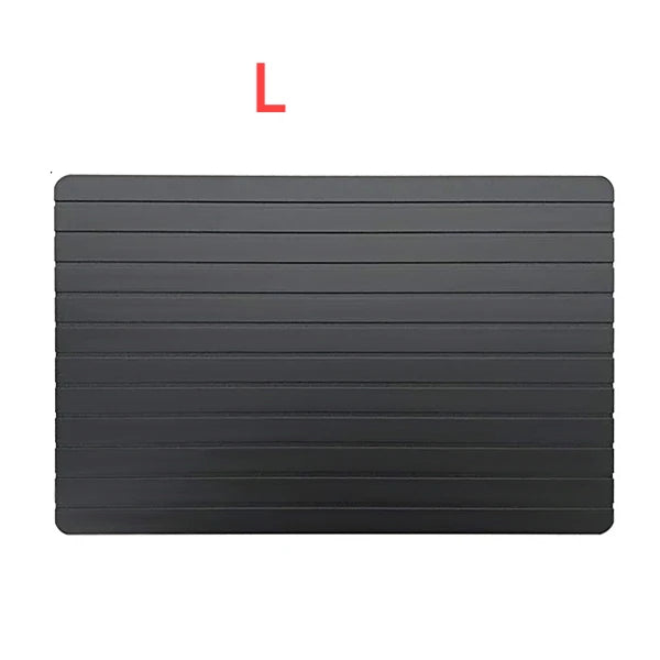 Large Size Aluminum Defrosting Tray for Frozen Meat with Super-Fast Defrost Thawing Plate Natural Fast & Magic Defroster Board