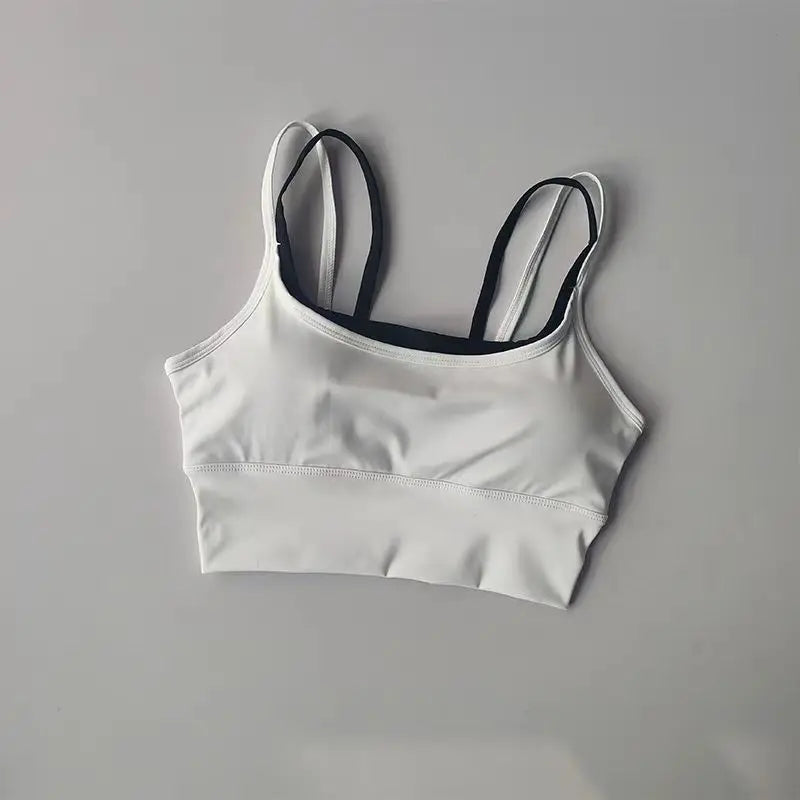 Women Breathable Sports Bra Shockproof Fitness Tops Push Up Gym Crop Top Brassiere Sport Bras Gym Workout Top Seamless Yoga Bra