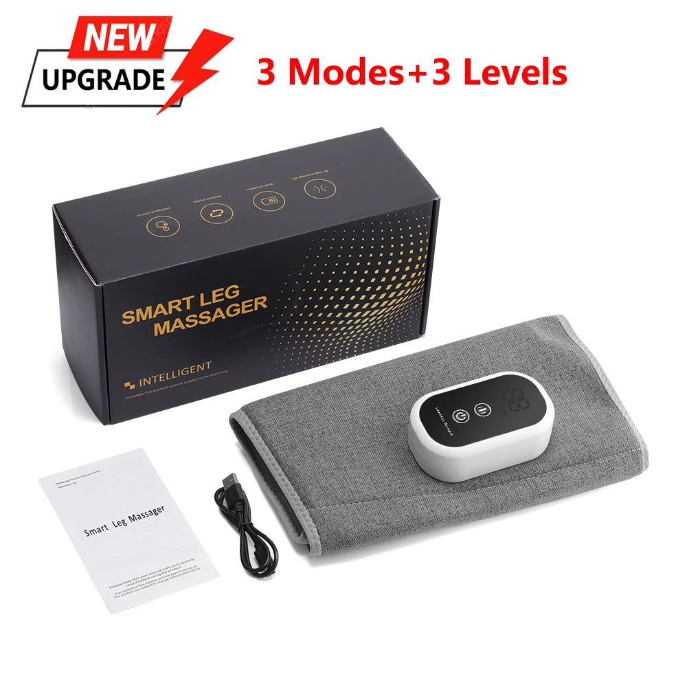 Eletric 360° Air Pressure Calf Massager Wireless Leg Massage 3 Mode Airbag Compresstion Relax Foot Calf Muscle Relieve Fatigue