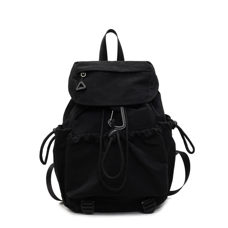 LEFTSIDE Women's Small Soft Cloth Backpacks 2025 New in Fashion Summer New Backpack Girls School Bag Cute Green Back Pack