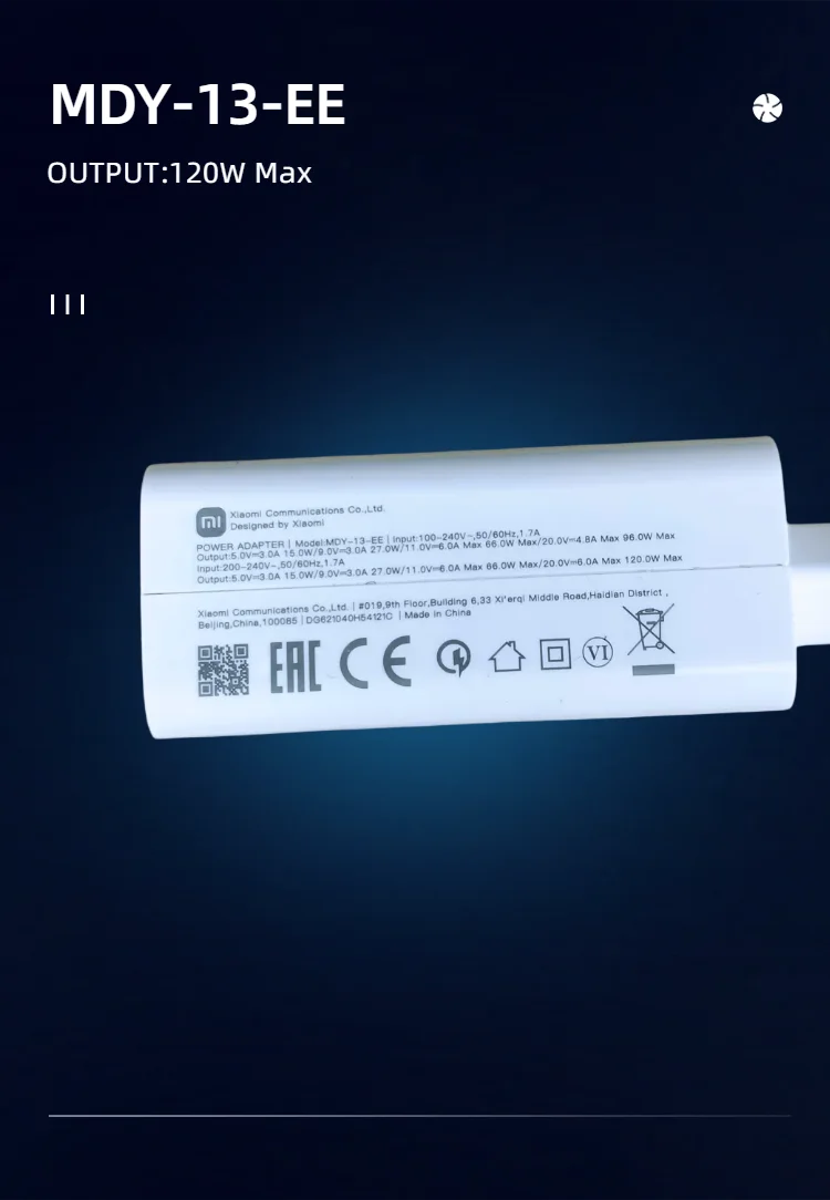 Original Xiaomi Charger 120W Turbo Super Fast Charge EU Adapter Type C Cable For Mi 13t 12s Redmi Note 14 13 12 Pro Plus Phone