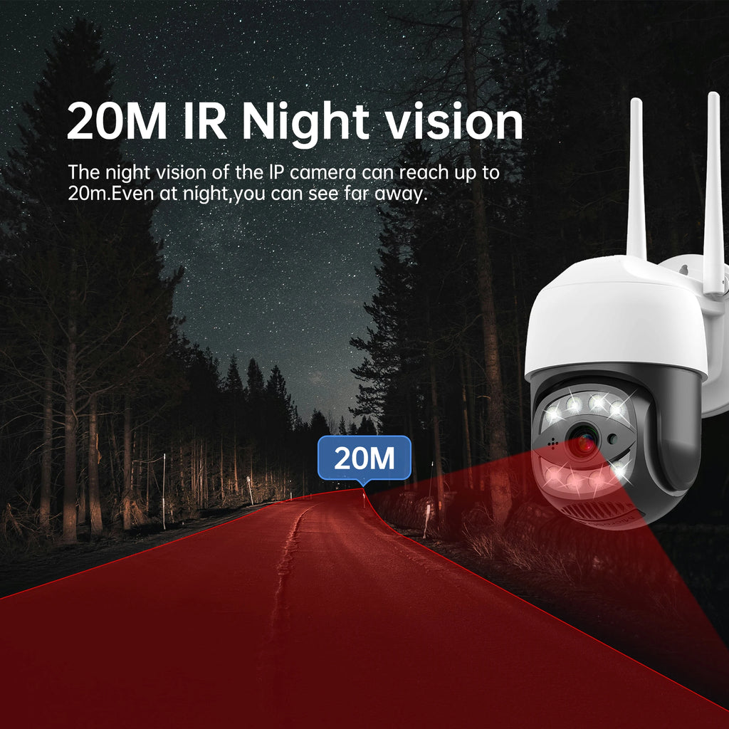 4G Sim Card IP Camera 5MP WiFi PTZ Waterproof Camera 1080P Security Auto Tracking Night Vision CCTV Video Surveillance Camera