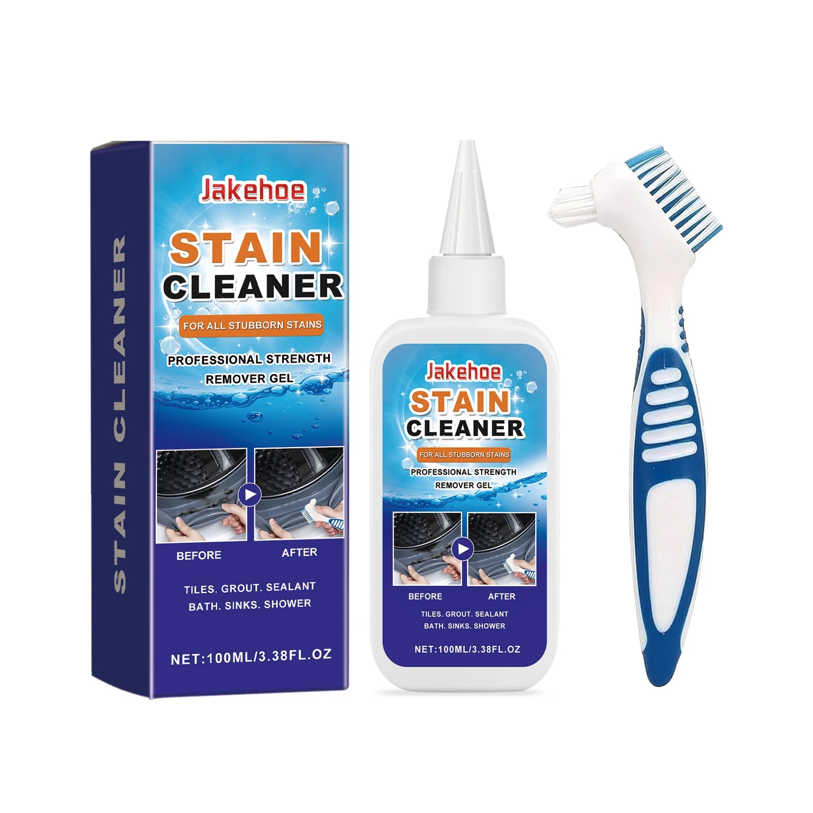 Household Stain Cleaner Professional Strength Remover Gel Multi-purpose Mildew Repellent Gel for Washing machine Toilet