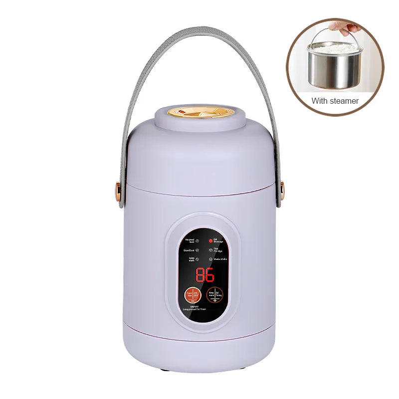 New Multifunctional Rice Cooker Portable Small Travel Electric Kettle Household Electric Cooker Hot Pot 110V US/220V EU Plug 66