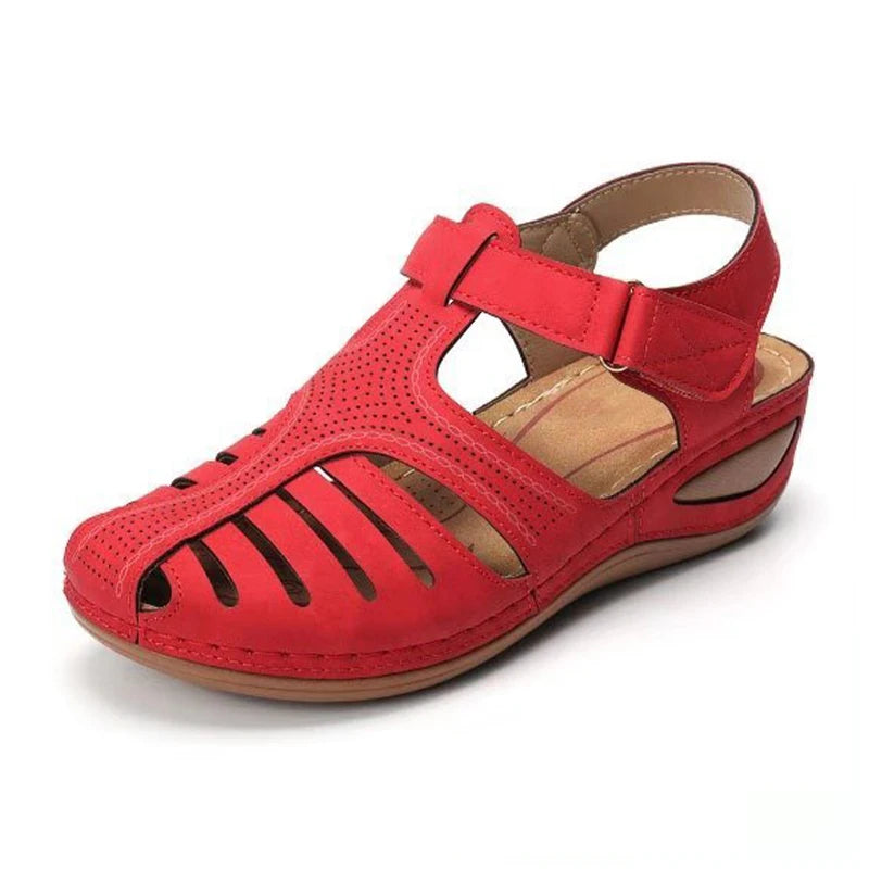 New Women's Sandals Premium Orthopedic Bunion Corrector Flats Casual Soft Sole Beach Wedge Vulcanized Shoes Zapatillas De Mujer