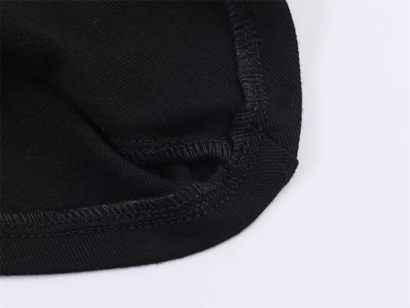 Women's Top 2026 Spring New Style Black Short-Sleeve High-Neck Asymmetrical Pleated Decorative Top Elegant and Stylish Personal