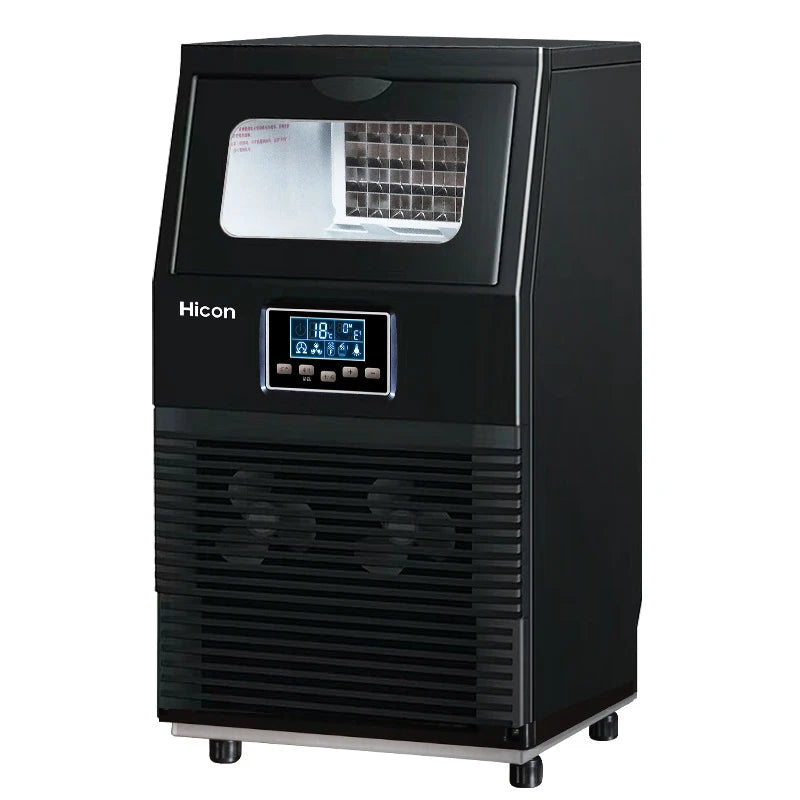 Ice Maker 40KG Bubble Tea Shops Small Bars Home Use Fully Automatic Cube Ice Machine