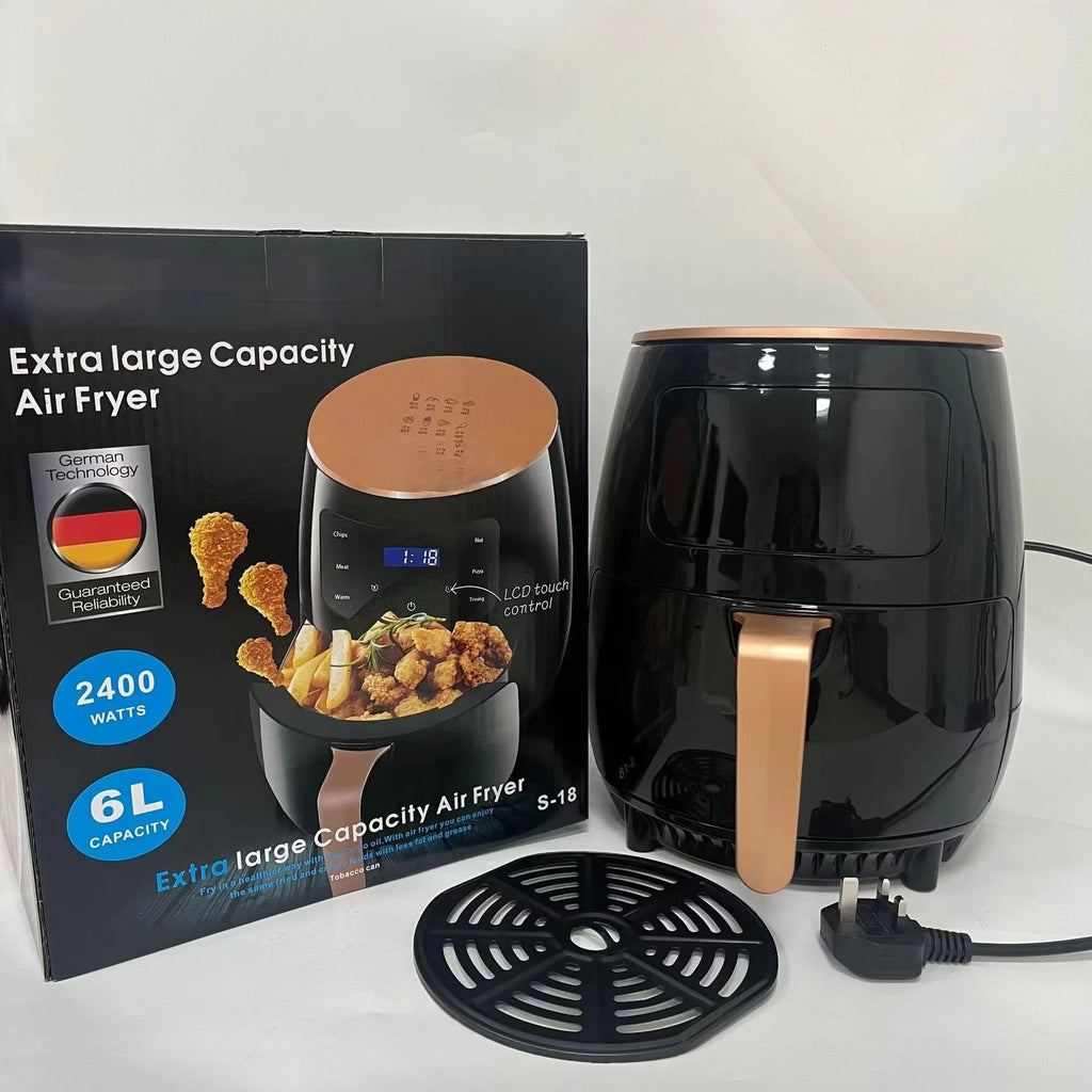 6L Large Capacity Air Fryer 2200W Multifunctional Touch Screen Fully Automatic Electric French Fries Maker for Household 66