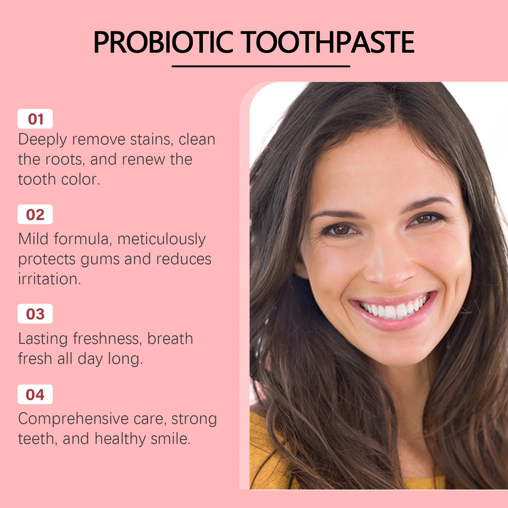 Sp10 Probiotic Toothpaste Deep Cleaning Remove Plaque Improve Dental Caries Protect Gum Fresh Breath Oral Hygiene Cleansing 120g