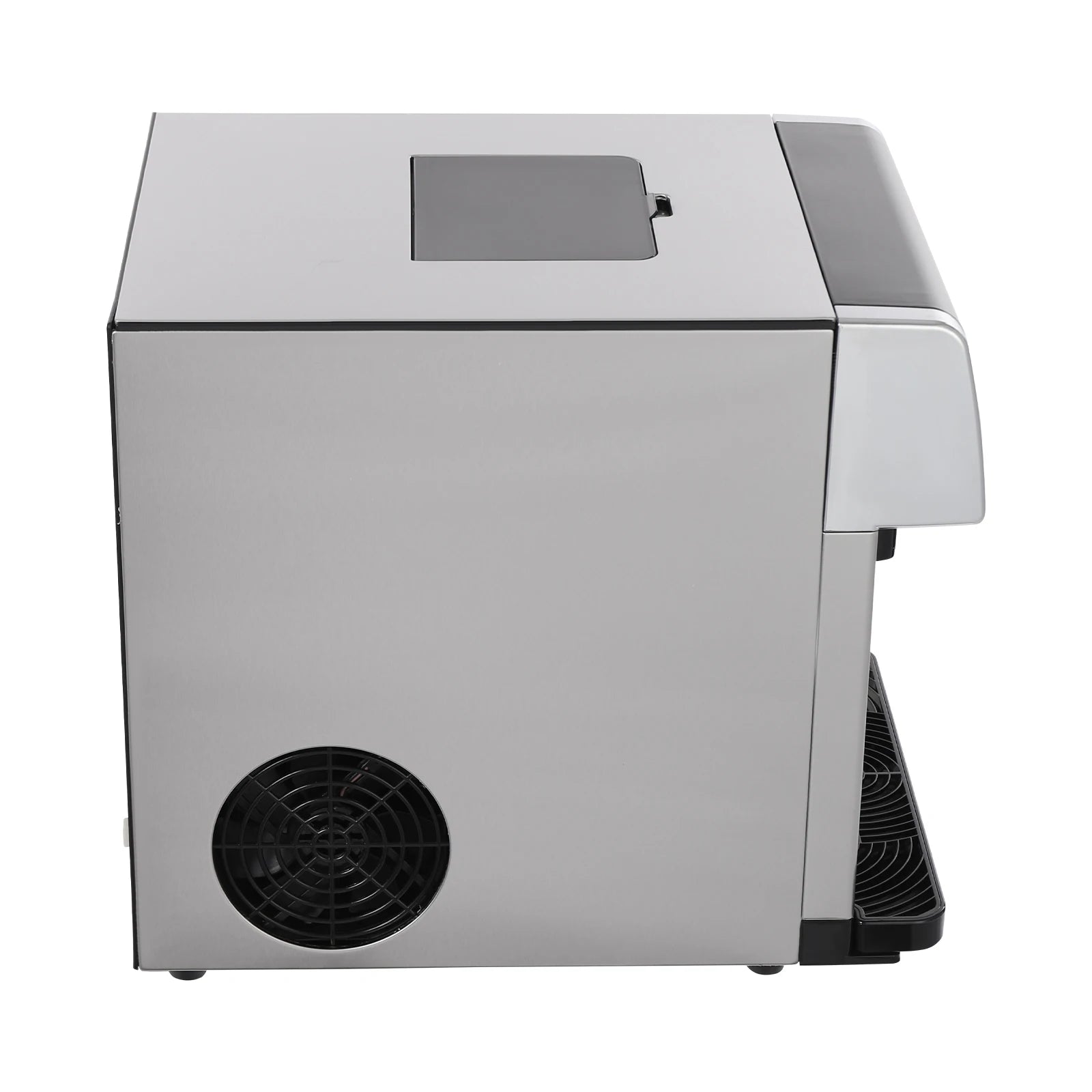 100-150W Stainless Steel Ice Machine LCD Touch Control Ice Maker R290 110V/60Hz Ice Generator Used In Homes Cafes Offices And More