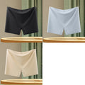 3Pcs Anti-See-Through Ice Silk Breathable Seamless Underwear Non-Curling Summer Women's Safety Pants