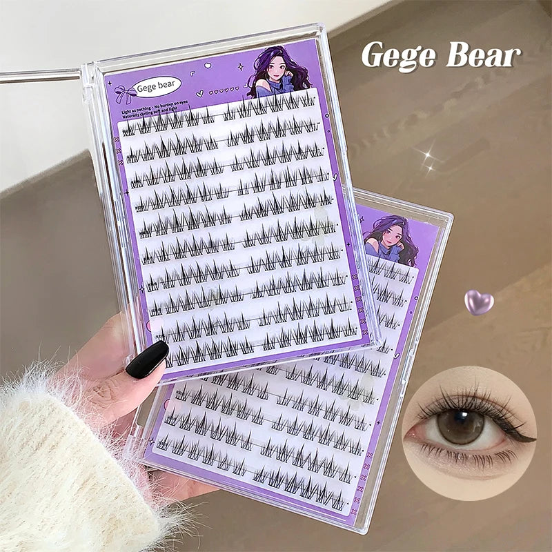 Gege bear glue-free false eyelashes, creating solar system eyelashes, long, thick and distinct false eyelashes