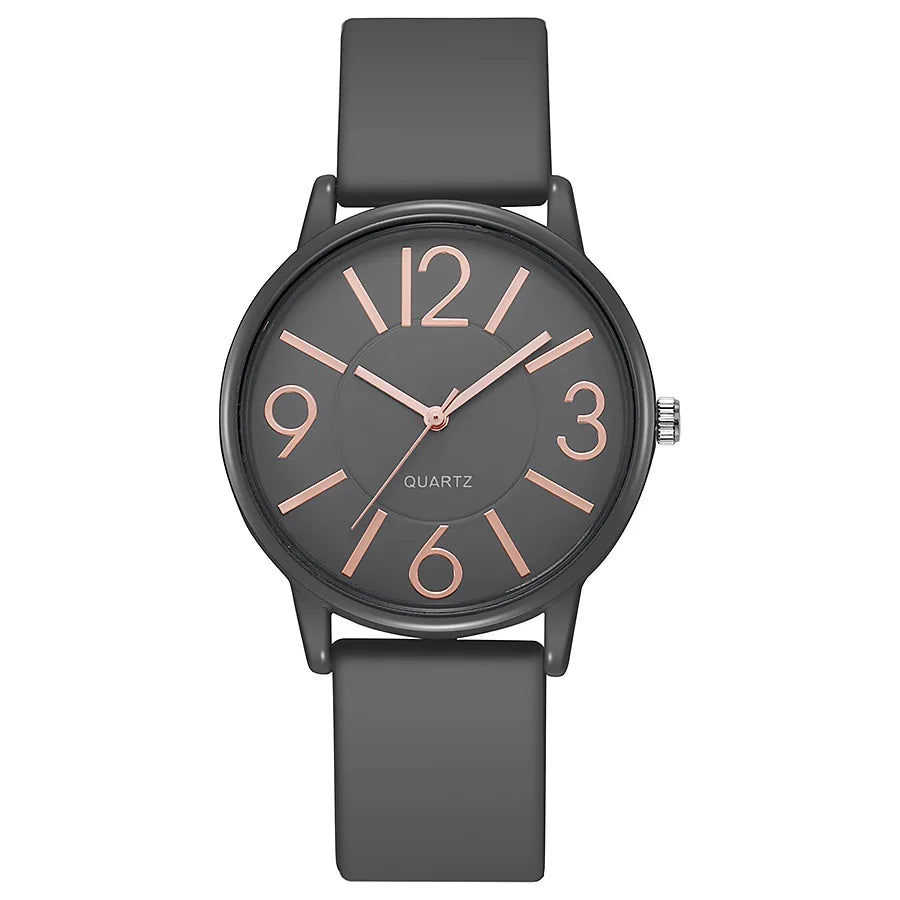 New fashionable and popular watches for women, silicone watches for women, quartz watches for women