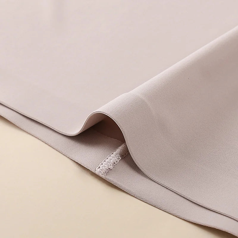 3Pcs Anti-See-Through Ice Silk Breathable Seamless Underwear Non-Curling Summer Women's Safety Pants