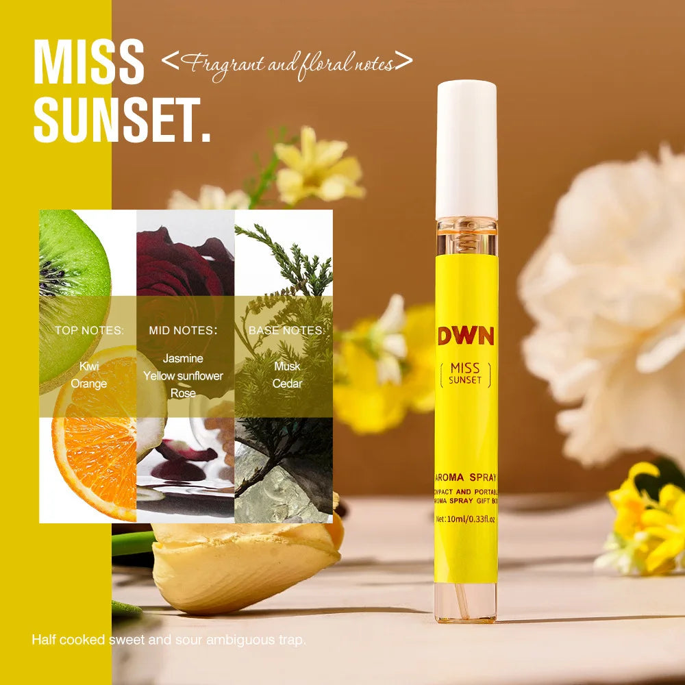 5/1pcs Flowers Perfume Set strong Fresh Sweet Body Fragrance for Dating Flirting Daily Use Romantic Valentine's Day Gift 10ml