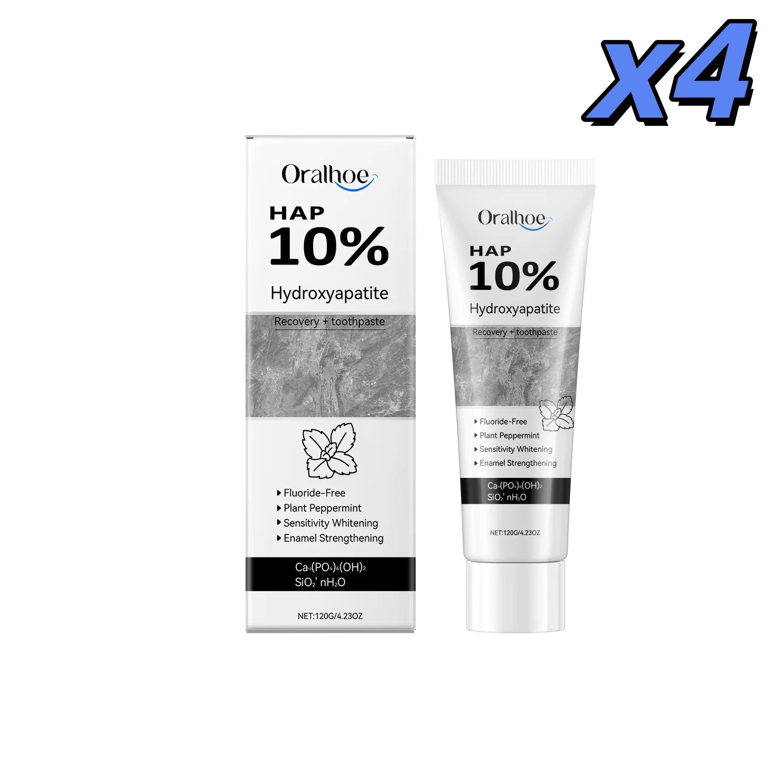 Whitening Teeth Toothpaste Enamel Repair Oral Hygiene Cleaning Stain Removal Fresh Breath Hydroxyapatite Brightening Toothpaste