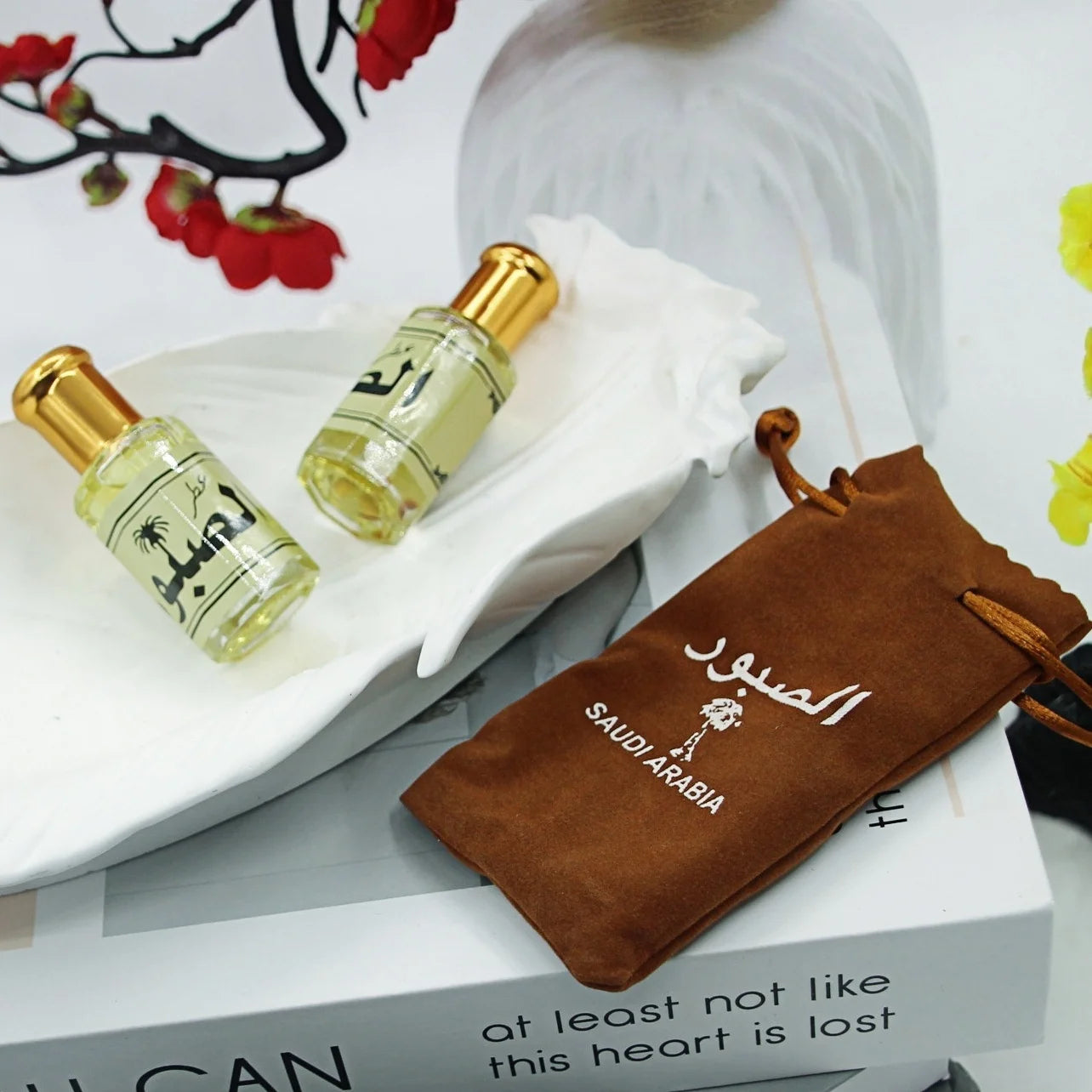 Arabian Perfume for Women and Men Long Lasting Unisex Fragrance Eau De Parfume With Bag 15ml Oil Roll On Bottle