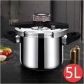 304 Stainless Steel Knob Pressure Cooker 4L-11L 80kPa High Pressure Fast Cooking Pot for Home Kitchen