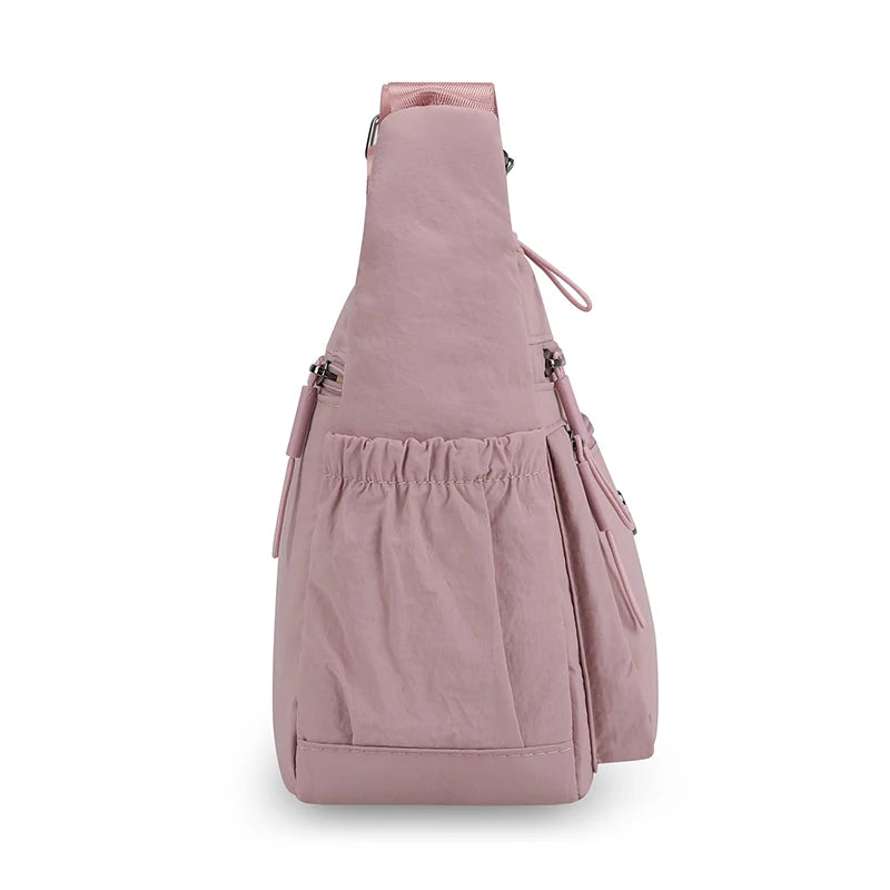 Crossbody Shoulder Bag for Ladies, Waterproof Multi Pocket Messenger Purse for Daily Commute Outdoor Casual Travel