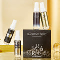 4pcs Black Gold Men's Perfume, Alcohol Free Fragrance Spray, Lasting Fragrance for Body and Hair, Ideal Gift for Men