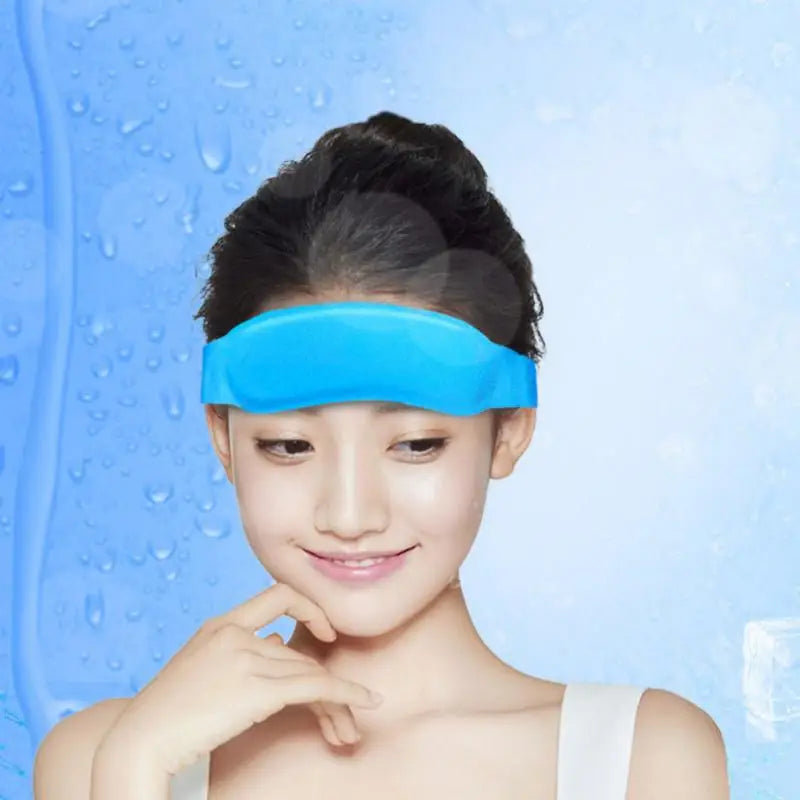 Gel Hot Cold Therapy Headache Migraine Relief Cap Ice Cap For Relieve Pain Head Wrap Ice Pack Therapy Cold Pack Ice Headband