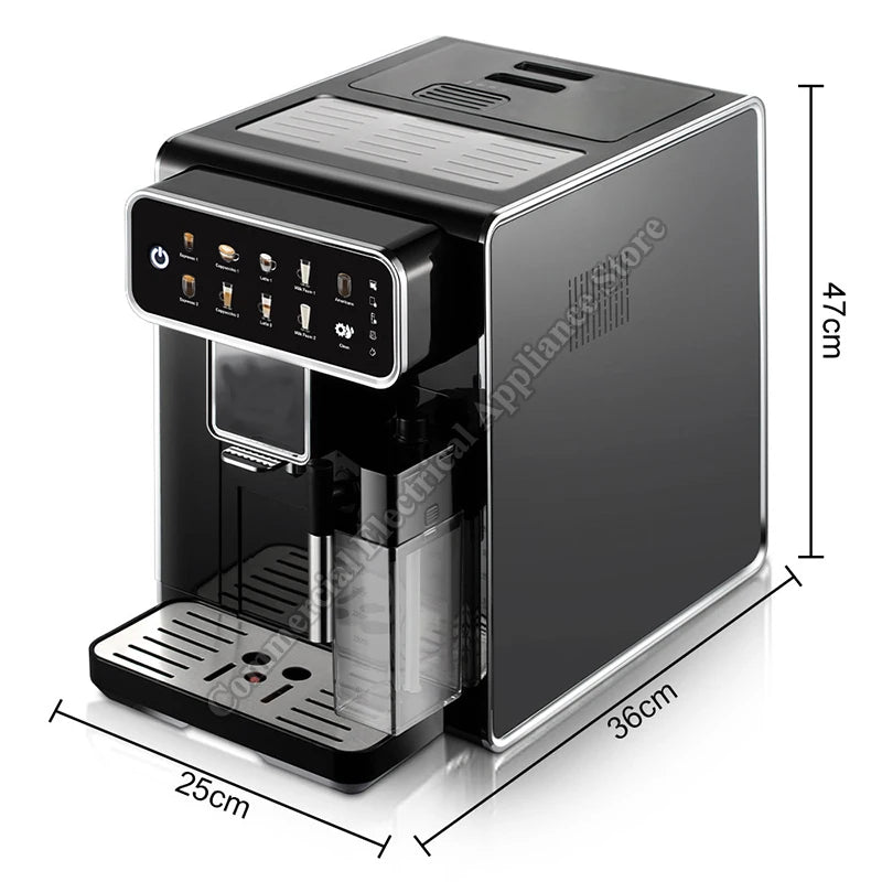 Full-automatic Coffee Machine Integrated DIY Latte Flower Drawing Pumping Household Small Italian  Steam Milk Foaming