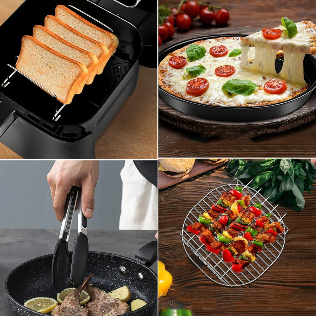Paper for Air Fryer 20cm Square Air Fryer Accessories for Ninja, Cosori 5.5L, 6L,4.7L,6.5L Oil-Free Air Fryers