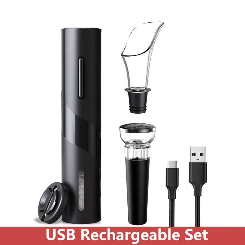 Electric Bottle Opener for Red Wine Foil Cutter Automatic Red Wine Openers Jar Opener Kitchen Accessories Gadgets Bottle Opener
