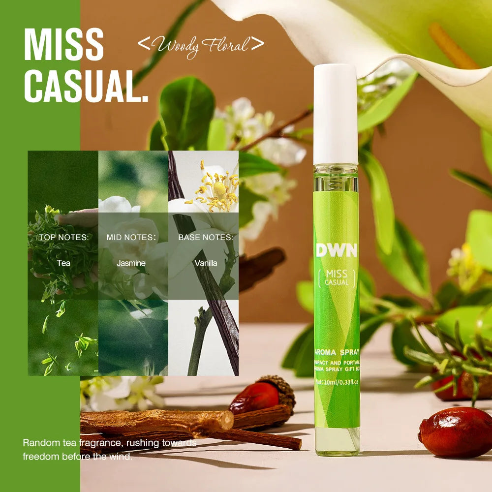 5/1pcs Flowers Perfume Set strong Fresh Sweet Body Fragrance for Dating Flirting Daily Use Romantic Valentine's Day Gift 10ml