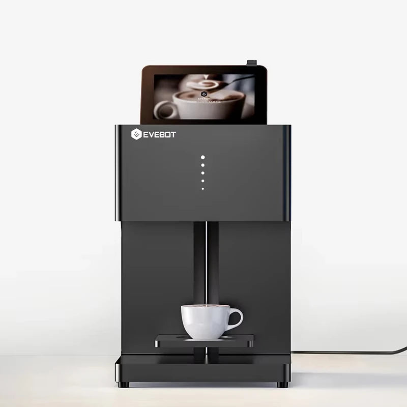 CAFOVO EVEBOT 3d Latte Art Coffee Printer Machine Automatic Beverages Food Selfie With WIFI Printing Edible Ink Cartridges