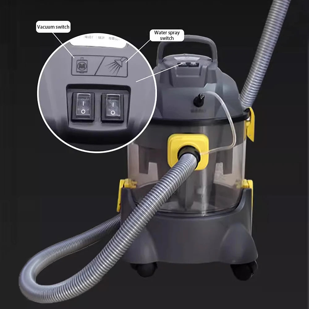1400W Spray Extraction Carpet Cleaner Wet Dry Vacuum Cleaner For Car Seat Sofa Upholstery Deep Cleaning Machine